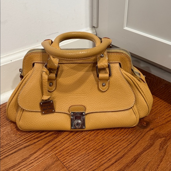 Dooney & Bourke Handbags - Rare vintage Dooney & Bourke Leather Handbag Made in Italy Satchel